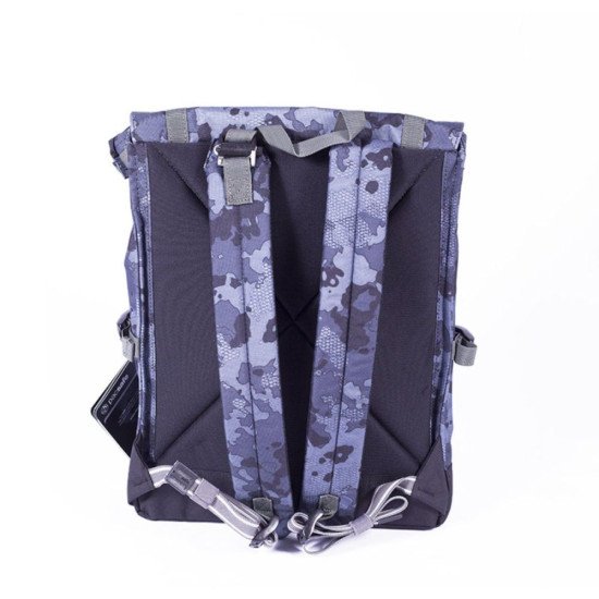 Рюкзак для подорожей антизлодій Pacsafe Slingsafe LX450, колір камуфляж синій - 45320802