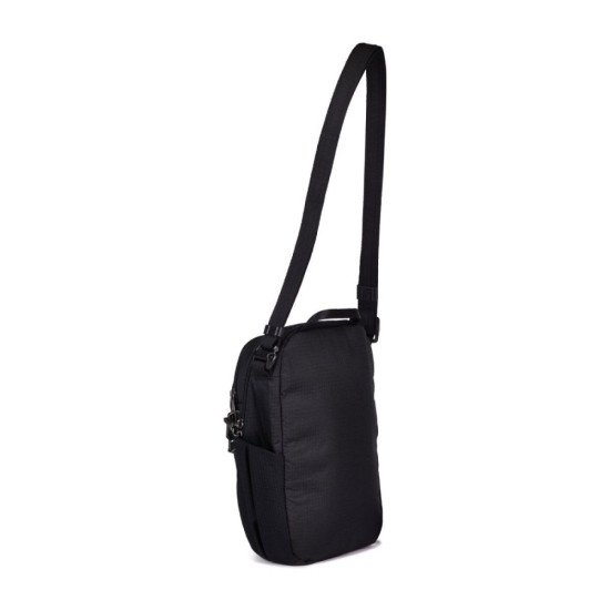 Сумка через плече антизлодій Pacsafe Vibe 200 Crossbody, колір насичений чорний - 60181130