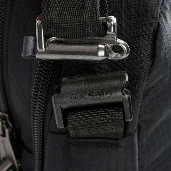 Сумка через плече антизлодій Pacsafe Vibe 200 Crossbody, колір насичений чорний - 60181130