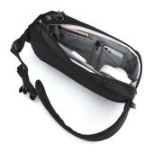 Сумка через плече антизлодій Pacsafe Vibe 325 sling, колір насичений чорний - 60221130 Сумка через плече антизлодій Pacsafe Vibe 325 sling, колір насичений чорний - 60221130