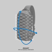 Сумка через плече антизлодій Pacsafe Vibe 325 sling, колір насичений чорний - 60221130 Сумка через плече антизлодій Pacsafe Vibe 325 sling, колір насичений чорний - 60221130
