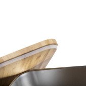 Ланч-бокс 600 мл сталевий з приборами Voyager, колір сріблястий - V8864-32