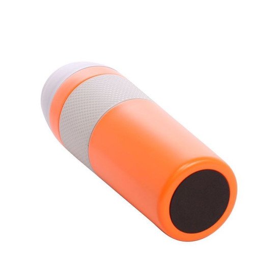 Термокружка 450 мл сталева Line Art Cuba, вакуумна, колір помаранчевий/сірий - 20215-06 Термокружка 450 мл сталева Line Art Cuba, вакуумна, колір помаранчевий/сірий - 20215-06