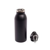 Термопляшка 500 мл сталева Line Art Greece, вакуумна, колір чорний - 20218-01
