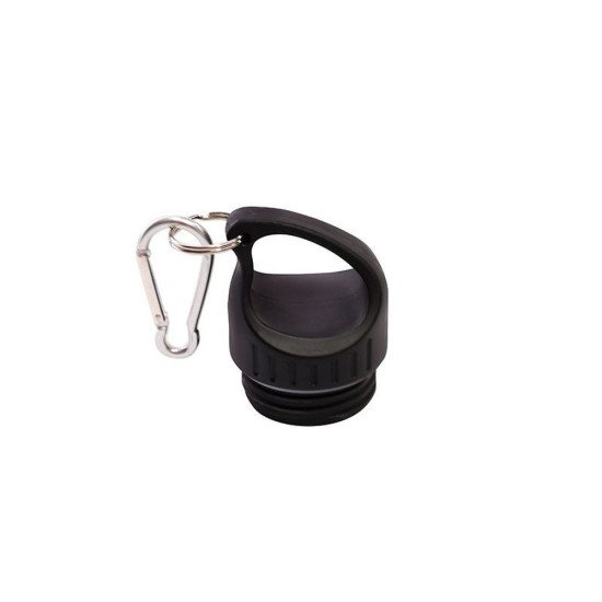 Термопляшка 500 мл сталева Line Art Greece, вакуумна, колір чорний - 20218-01