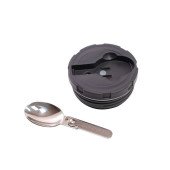 Термос для їжі 500 мл сталевий Line Art Piccante, вакуумний, колір графіт - 20219-11