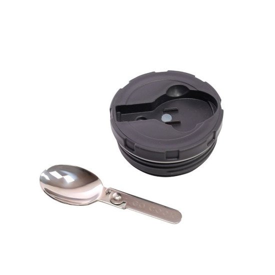 Термос для їжі 500 мл сталевий Line Art Piccante, вакуумний, колір графіт - 20219-11