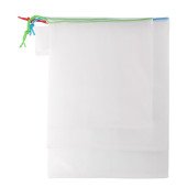 Мішечок-сітка для продуктів Voyager Steven rPET, 3 шт, колір білий - V0783-02