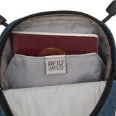 Сумка через плече Pacsafe RFIDsafe travel Crossbody, колір синій - 11040646