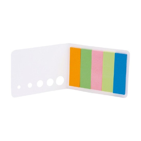 Набір стікерів для нотаток Voyager, колір білий - V2570/A-02