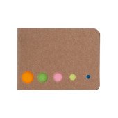 Набір стікерів для нотаток Voyager, колір коричневий - V2570/A-00