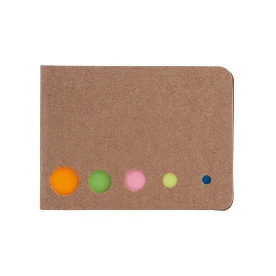 Набір стікерів для нотаток Voyager, колір коричневий - V2570/A-00