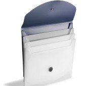 Папка для документів А4 з кишенями, колір синій - V2423-11