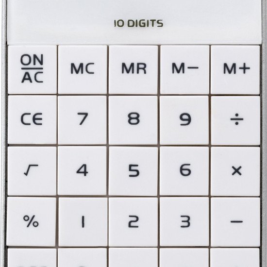 Калькулятор Voyager, колір білий - V3426-02