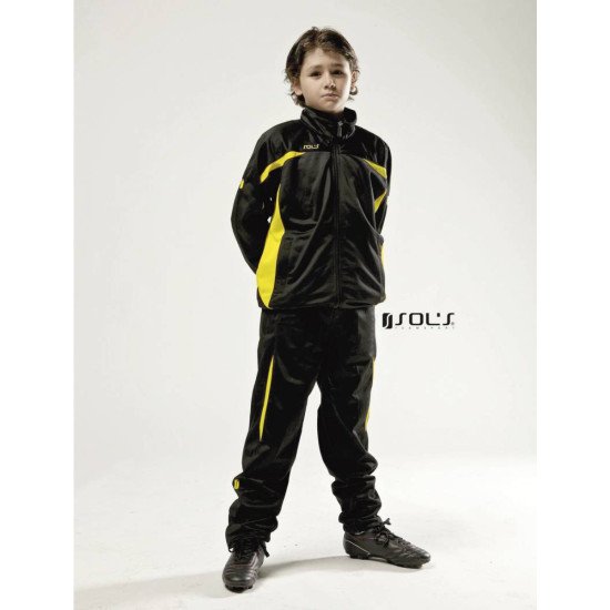 Костюм спортивний дитячий SOL'S Camp Nou, колір чорний/лимонний - 9030194008A