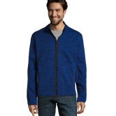 Куртка флісова SOL'S Turbo, колір яскраво-синій/темно-синій PRO - 01652204L