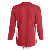 Лонгслів спортивний дитячий SOL'S Wembley LSL, колір червоний/білий - 90203908112 Лонгслів спортивний дитячий SOL'S Wembley LSL, колір червоний/білий - 90203908112