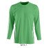 Лонгслів спортивний дитячий SOL'S Wembley LSL, колір насичений зелений/білий - 90203933112