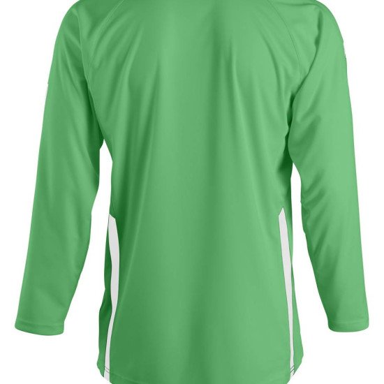 Лонгслів спортивний дитячий SOL'S Wembley LSL, колір насичений зелений/білий - 902039336A8 Лонгслів спортивний дитячий SOL'S Wembley LSL, колір насичений зелений/білий - 902039336A8