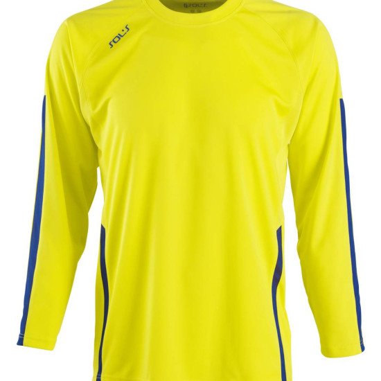 Лонгслів спортивний дитячий SOL'S Wembley LSL, колір лимонний/синій - 90203943112