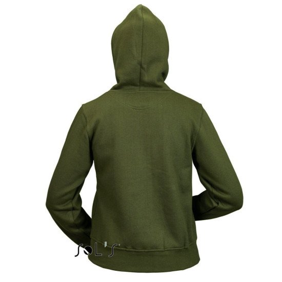Худі на блискавці жіноче SOL'S Success, колір армійський - 48000269M Худі на блискавці жіноче SOL'S Success, колір армійський - 48000269M