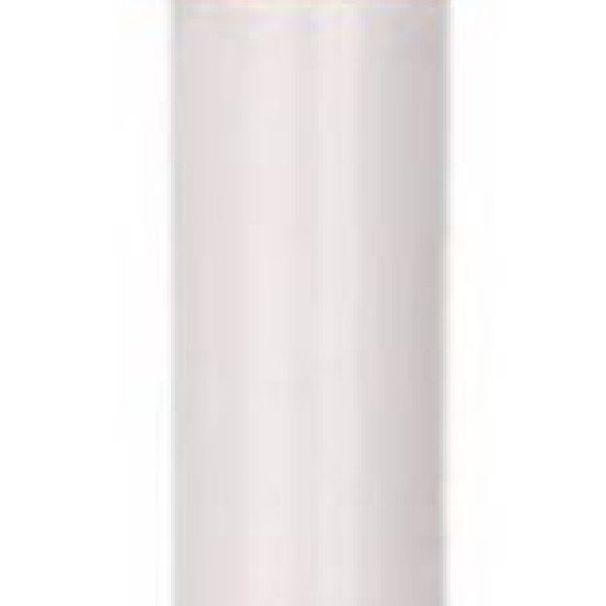 Ручка пластикова кулькова Bergamo, колір білий/помаранчевий - 3420B-6