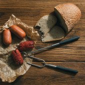 Телескопічна виделка Schwarzwolf Lipno, колір чорний - F4200300AJ3