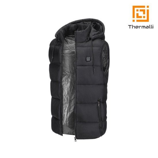 Жилет з підігрівом Thermalli Val Thorens, колір чорний - 40880301L Жилет з підігрівом Thermalli Val Thorens, колір чорний - 40880301L