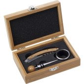 Набір для вина 3в1 Voyager, колір коричневий - V7986-16