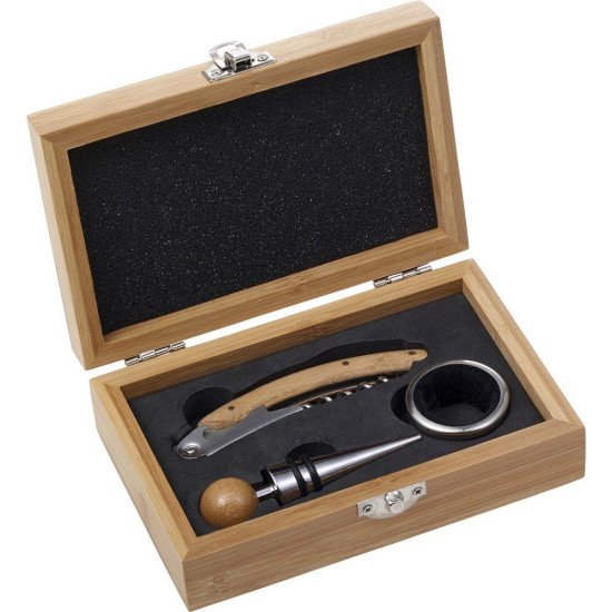 Набір для вина 3в1 Voyager, колір коричневий - V7986-16