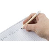 Міні-олівець з гумкою Voyager Firo, колір натуральний - V7699-00