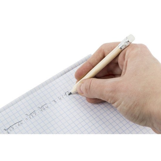 Міні-олівець з гумкою Voyager Firo, колір натуральний - V7699-00