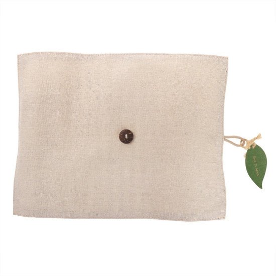 Олівці кольорові Voyager Kaleb, 12 шт в бавовняному пеналі, колір бежевий - V7384-20