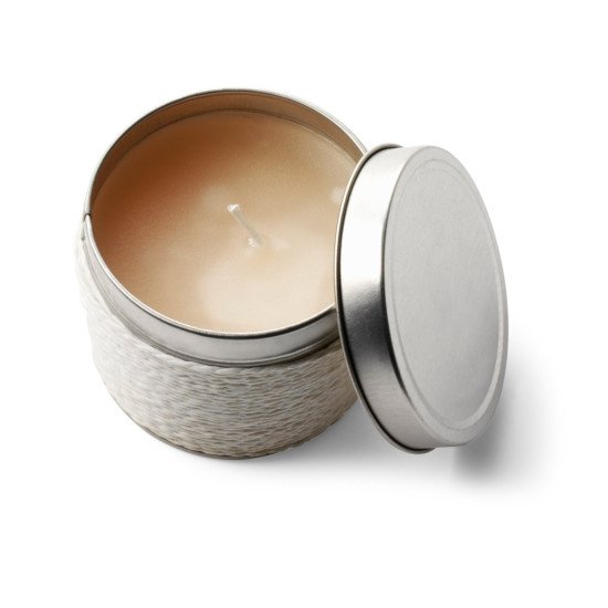 Аромасвічка Voyager в жерстяній банці, колір білий - V5282-02