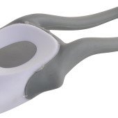 Ліхтарик велосипедний Voyager з силіконовим ремінцем, колір білий - V7793-02