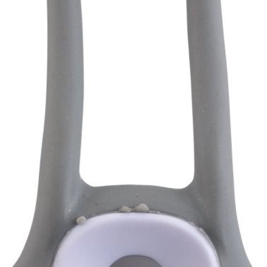 Ліхтарик велосипедний Voyager з силіконовим ремінцем, колір білий - V7793-02