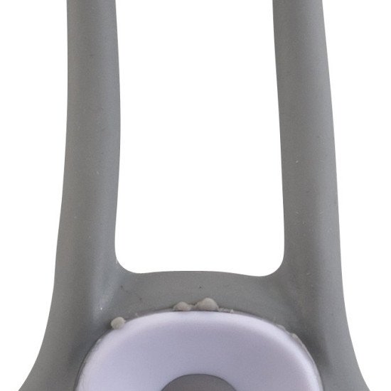 Ліхтарик велосипедний Voyager з силіконовим ремінцем, колір білий - V7793-02