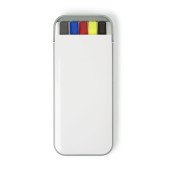 Письмовий набір 3в1 Voyager, колір білий - V1314-02