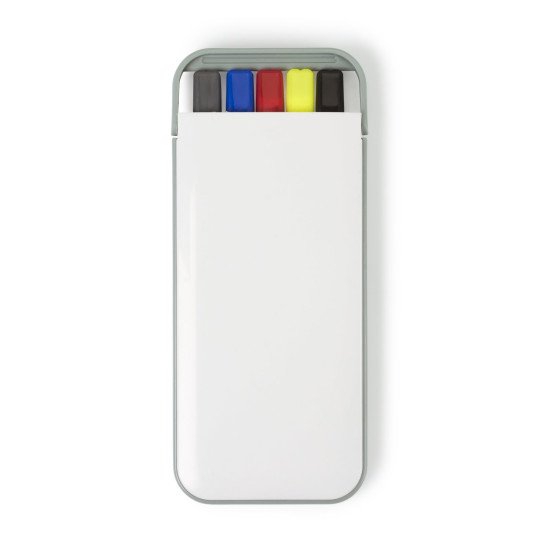 Письмовий набір 3в1 Voyager, колір білий - V1314-02