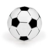 Надувний м'яч Voyager Football, колір білий - V6341-02