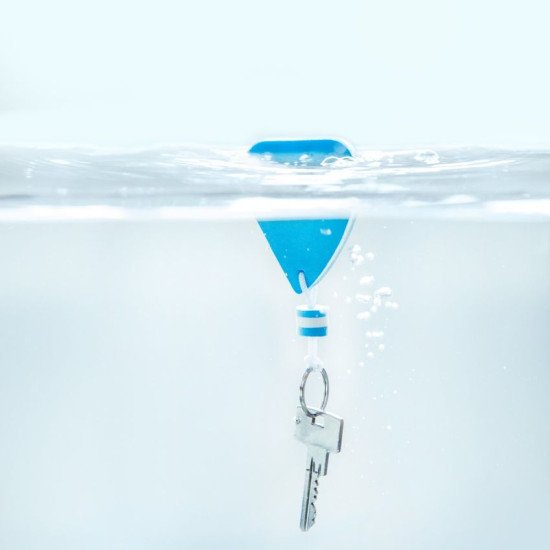 Брелок-поплавок Voyager Floating sailboat, колір біло-синій - V7465-42