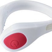 Браслет дя ніг (на кісточку) з червоними світлодіодами, колір біло-червоний - V8717-52