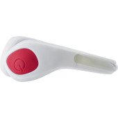 Браслет дя ніг (на кісточку) з червоними світлодіодами, колір біло-червоний - V8717-52