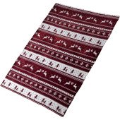Плед флісовий Voyager Christmas pattern 120х150 см, колір бордовий - V7599-12