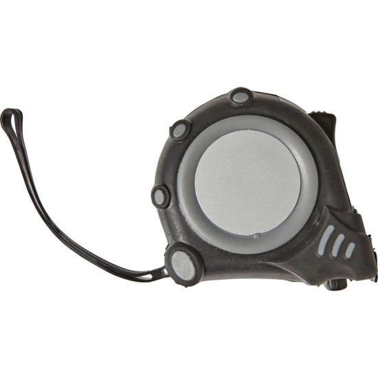 Рулетка вимірювальна 3 м Voyager, прорезинений корпус, колір графітовий - V8794-15