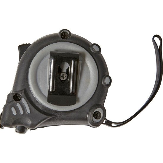 Рулетка вимірювальна 3 м Voyager, прорезинений корпус, колір графітовий - V8794-15