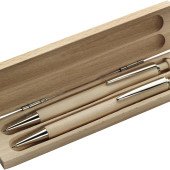 Письмовий набір Voyager, колір натуральний - V1356-17