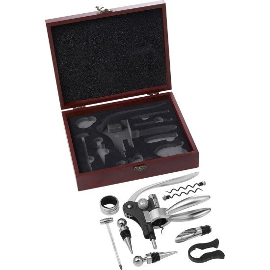 Набір для вина 9в1 Voyager, колір натуральний - V7981-17