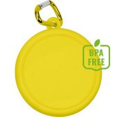 Кухоль складаний 220 мл пластиковий Voyager, з карабіном, колір жовтий - V7618-08