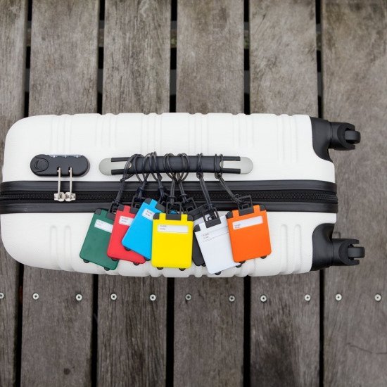 Бирка багажна Voyager Suitcase, колір жовтий - V4172-08 Бирка багажна Voyager Suitcase, колір жовтий - V4172-08